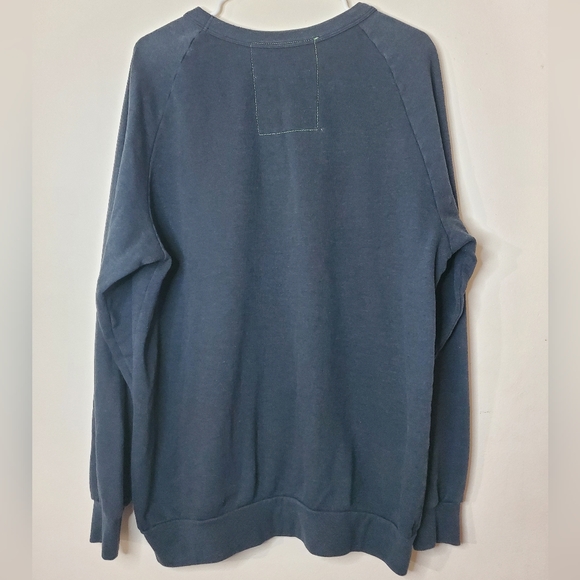 Aviator Nation Bolt Crew Sweatshirt Charcoal Size XXL - Picture 13 of 15